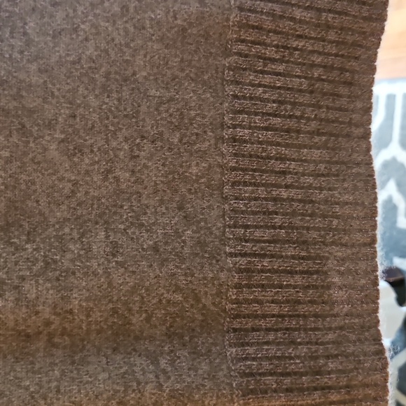 Isaac Mizrahi Women's Cashmere Tunic Sweater in Heather Brown Size XS/S - Picture 7 of 8